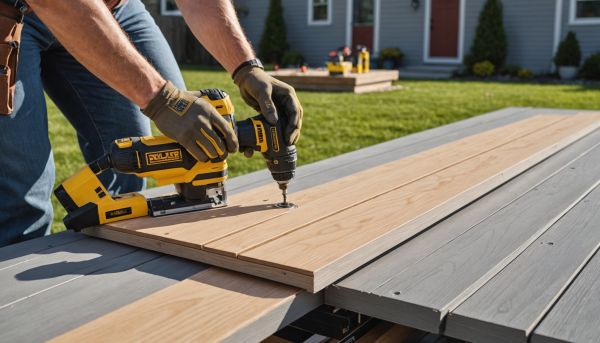 Poser une belle terrasse en bois composite soi-même
